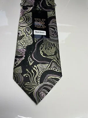 Nwt Verse 9 Multi Color Geometric Style Print Silk Designs Neck Tie & Hanky • $24.99