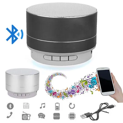 Mini LED Wireless Speaker Bluetooth Portable Super  For Iphone Ipad Phones • £7.99