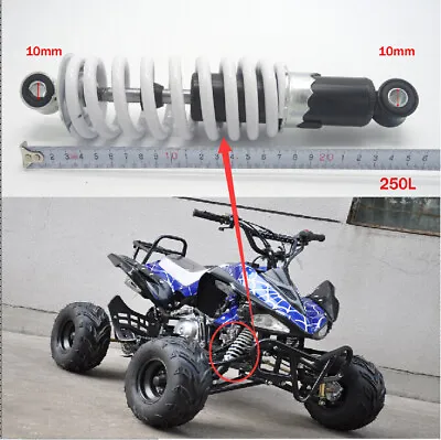 10  250mm Rear Shock Absorber Suspension QUAD PIT BIKE ATV BUGGY Go Kart MINI BI • $30.86