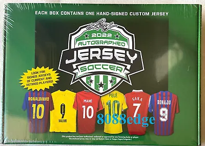 $549.95 • Buy 2022 Leaf Autographed Soccer Jersey Factory Sealed Box: Messi/pele/hasland/cr7 ?