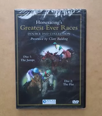 Horse Racing's Greatest Ever Races - The Jumps / Flat - Clare Balding - New DVD • £5.99