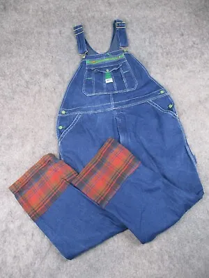 Liberty Bib Overalls Mens 40x30 Blue Denim Carpenter Workwear Pants Jeans Farmer • $26.99