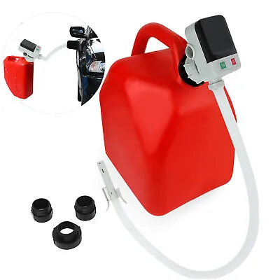 Universal 2.4 GPM Battery Powered Fuel Transfer Pump W/ Auto-Stop Extended Hose • $37.49