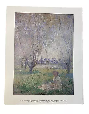 Woman Under The Willows Print By Claude Monet  Wall Art Print Picture • $6.99