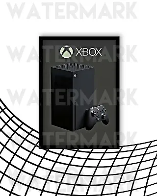 Xbox Series X Print Poster Gaming Wall Art Gift Gamer Picture A4 Size • £5.99