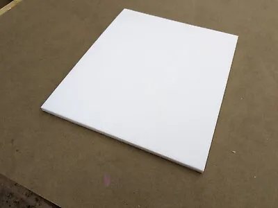 White Natural PTFE Teflon Virgin Plastic Sheet 8 X9.5 X.25  (8 X9-1/2 X1/4 ) • $22.50