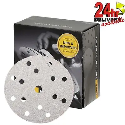 £11.87 • Buy Mirka Basecut HookNLoop 150mm Sanding Discs 25/50/100 6  Abrasive Grit 40 To 600