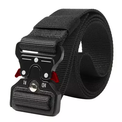 Tactical Belts For Men Military Style Work Hiking Gun Belt With Quick Release. • $6.99