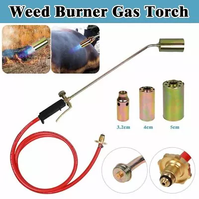 £20.99 • Buy Long Arm Propane Butane Gas Torch Burner Kit Roofers Roofing Brazing Blow Hose