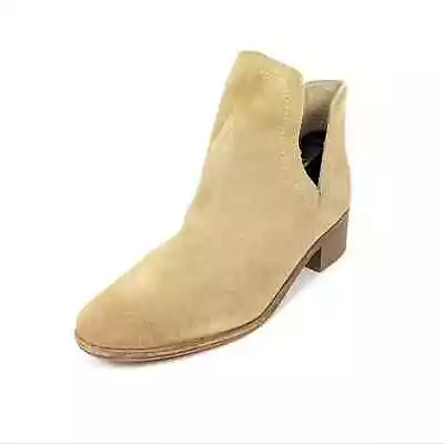 Coconuts By Matisse Women Shoes Cut Out Tan Suede Ankle Booties Size 8 • $29.99