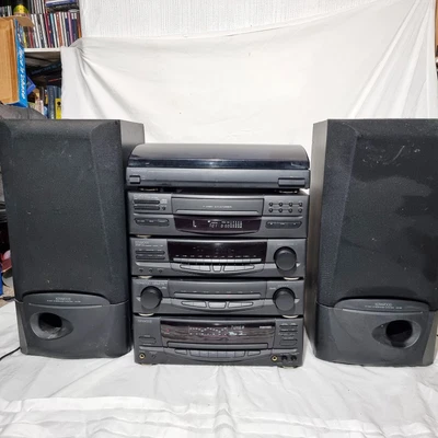 £249.99 • Buy Kenwood A-58 Stereo Stack System CD Tuner With Turntable With LS-58 Speakers