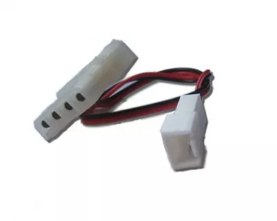 4-pin Molex Female And Male To 3-pin Male Fan Power Cable • $4.59