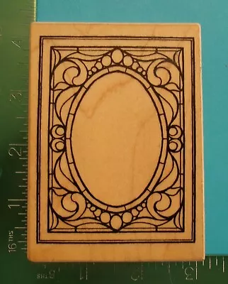 Visual Image Printery VIP ORNATE FRAME Rubber Stamp • $5.85