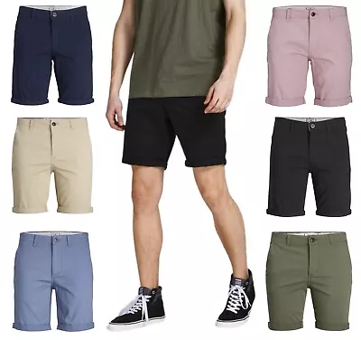 £12.99 • Buy Mens Jack & Jones Chino Shorts Half Pants Pockets Buttoned Summer Half Pants