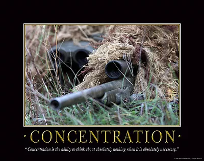 US Military Sniper Motivational Poster Art Print Browning Remington Winchester • $9.95