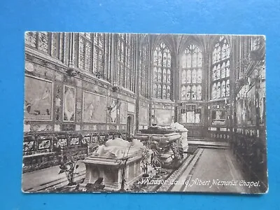 £0.99 • Buy Old 1915, Postcard Of Windsor Castle. Albert Memorial Chapel.