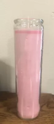 Pink Candle 2  X 8  Tall Prayer Meditation Candle 7 Day Candle • £8.56