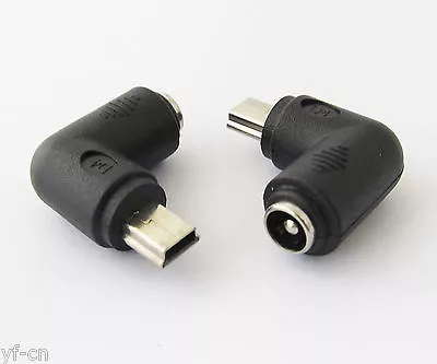 200x DC Power Supply Right Angle 5.5x2.1mm Female To Mini 5pin USB Male Adapter • $157.31