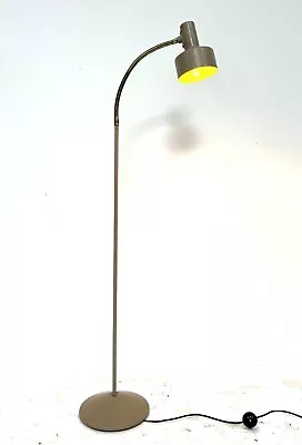 VINTAGE RETRO CONRAN MACLAMP GREY BRASS GOOSENECK STANDARD FLOOR LAMP C1970s • £150