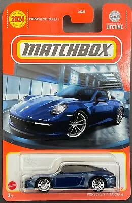 2024 Matchbox PORSCHE 911 TARGA 4 Blue D-Case **FREE BOX SHIPPING** • $7.60