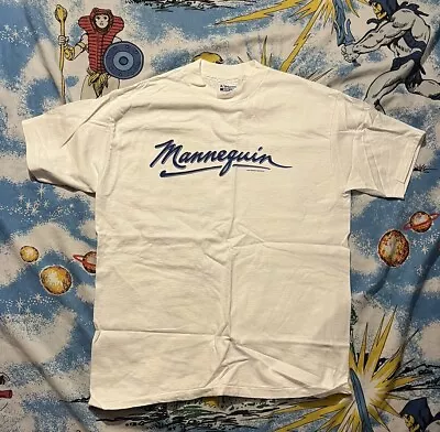 VTG Mannequin Movie Promo T-Shirt Sz M 1987 EUC Vintage Starship 80’s White • $75