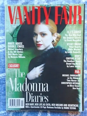 Madonna Vanity Fair 1996 Cover Diary Photos Mario Testino Evita • $10.09