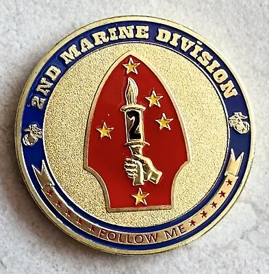 US MARINE CORPS - 2nd MARINE DIVISION Challenge Coin • $14.70