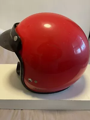 Vintage 1980 ARAI Classic X-Large Red Motorcycle Helmet Made In Japan • $149.99