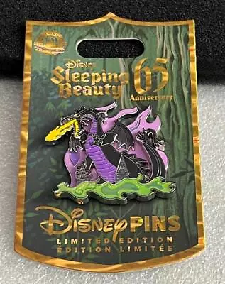 Disney Sleeping Beauty 65th Anniversary Maleficent Dragon LE 3000 Pin • $49.99