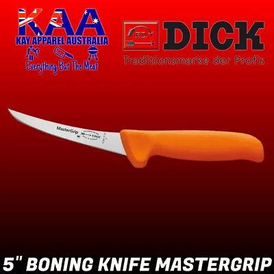 F.Dick 5  MasterGrip Boning Knife Curved Blade Stiff Orange 8 2891 13 1-53 • $30