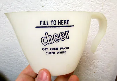 Vintage 1960s Cheer Laundry Detergent Plastic Cup Great Decor Item Collectible • $14.99