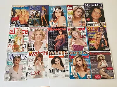 Sexy Girl Hot Babe TV Movie Actress Magazine 15pc Collection Lot GREAT DEAL • $80