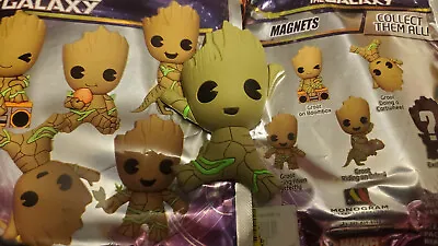 Guardians Of The Galaxy Groot Doing A Cartwheel Vinyl Figural Magnet Monogram • $5