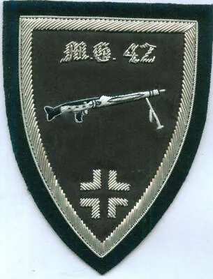 German Army MG 42 Mauser Machine Gun Unit Crew War Battle Maschinengewehr Patch  • $19.99