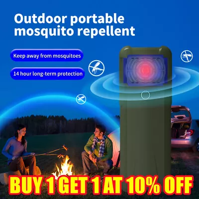 £13.39 • Buy Outdoor Portable Electric Mosquito Midge Repeller Lightweight Hiking Camping