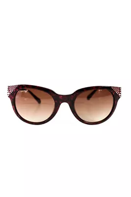 Balmain Women's Snakeskin Print Rounded Sunglasses Burgundy 22 53 135 • $121.99