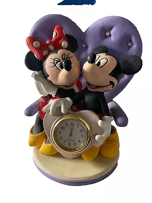 Disney Mickey And Minnie Loveseat  Verichron Collectible Timepiece • $5