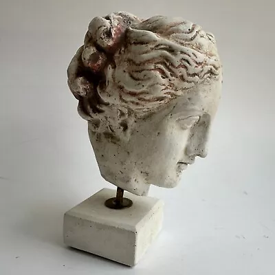 Hygieia Hygeia Bust Greek Goddess Of Good Health Cleanliness Vtg Statue Small 5  • $59.99