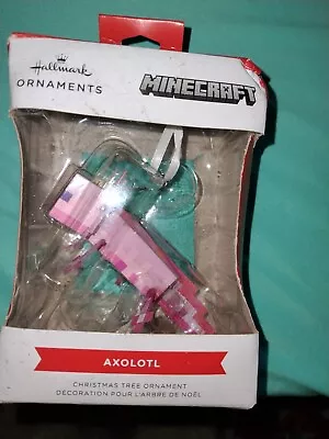 Hallmark Minecraft Axolotl Christmas Tree Ornament • $6.99