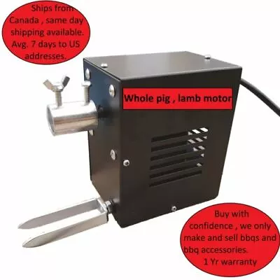 HEAVY DUTY 6 Rpm 200 Lb SPIT ROAST For PIG / LAMB  MOTOR  (ONLY) • $143