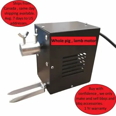 HEAVY DUTY SPIT ROAST MOTOR (ONLY) For PIG / LAMB 6 Rpm 200 Lbs  • $144