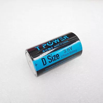 D Size Lithium Battery ER34615 19000mAh 3.6V R20 Li-SOCl2 Battery As Saft Nipple • $4.99