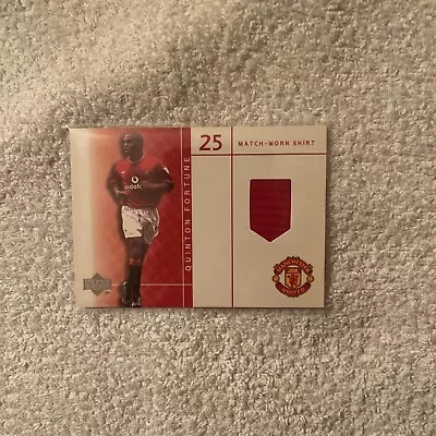 Manchester United/Man Utd Fortune Shirt Card • £11.25
