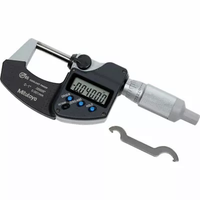 0-1  Coolant Proof Digital Micrometer .0005  Ratchet Thimble- Mitutoyo293-344-30 • $172