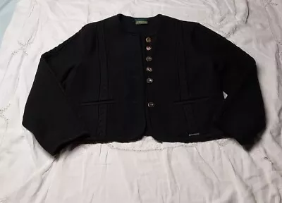 Vintage Geiger Women’s Cropped Wool Jacket Size 38 Made In Austria • $20