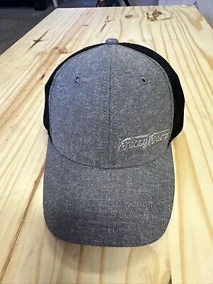 Krispy Kreme Doughnuts Trucker Hat Vintage Logo Adult Unisex Gray Black • $20