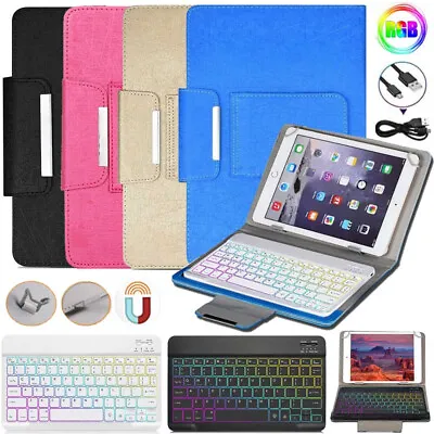 For Lenovo Tab M10 P10 10.1 10.3 P11 Tablet Rainbow Backlit Keyboard Case Cover • $27.95