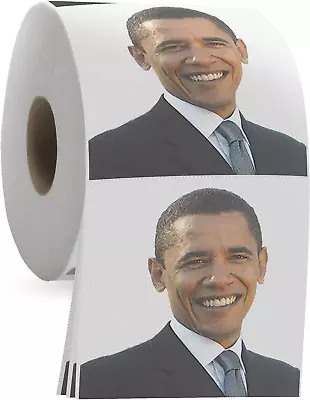 Barrack Obama Funny Political Toilet Paper Rollby  - TP Prank Democrat & Republi • $20.86
