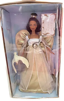 Vtg 1999 Mattel Angelic Inspirations Barbie Doll African American New In Box • $45.39