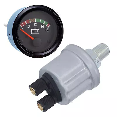 Oil Pressure Sensor 1/4 NPT 0 To 10 Bar Engine Oil Pressure Transducer For VDO • $12.45